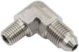 Aeroflow Stainless Steel 90° NPT Male to AN Fitting 1/16" NPT to Male -3AN (AF381-01) AF381-01