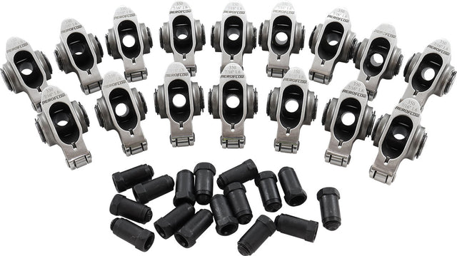 Aeroflow Small Block Chev Stainless Steel Roller Rocker Set - AF95-1207 AF95-1207