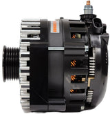 Mechman Billet Elite Series 250 Amp Racing Alternator, Black Finish - MMB14019250B