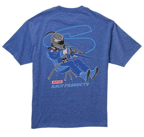 Simpson 2015 Racer Tee Blue, X-Large (SI43056X) SI43056X