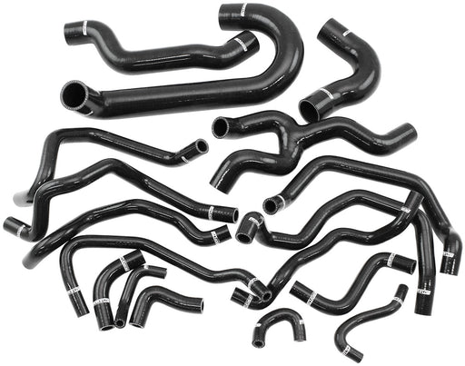 Aeroflow Silicone Heater & Radiator Hose Kits, Black Suit Subaru WRX, Forester & Liberty 2008-2018 with EJ25 (AF9270-0042) AF9270-0042