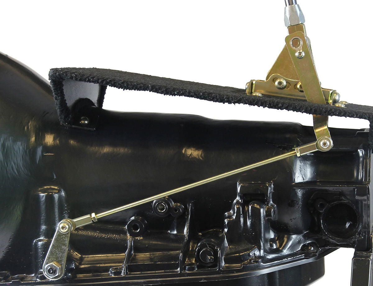 Lokar Floor Mount Single Bend 12" Shifter - LK-FM350CL
