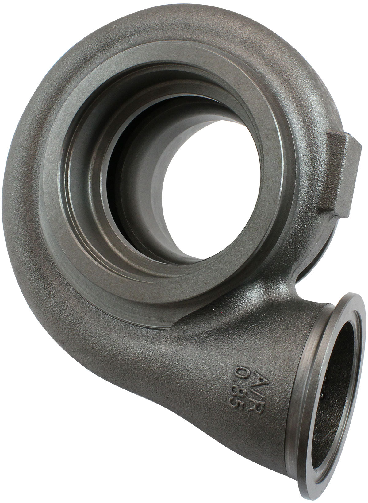 Aeroflow Boosted 0.85 A/R V-Band Inlet & V-Band Outlet Turbo Exhaust Housing, Suits Boosted 6270 & 7170 Turbochargers Cast Iron Material (AF8050-1064)