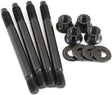 Aeroflow Carburettor Stud Kit to Suit 2" Spacer, 3.70" (94mm) OAL - Black Finish - AF37-1053 AF37-1053