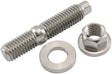 Aeroflow M10 x 1.50mm Titanium Stud, Hex Nut and Washer Kit Sold as One Stud, One Flat Washer and One 6 Point Hex Nut (AF55-2007) AF55-2007