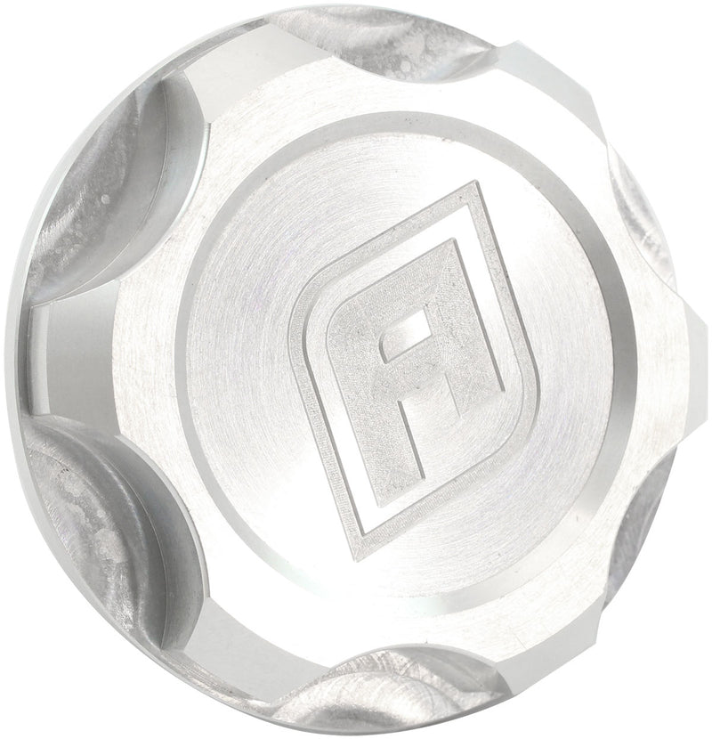 Aeroflow Toyota 1JZ/2JZ Billet Oil Cap Anodized Silver Finish (AF82-1010) AF82-1010