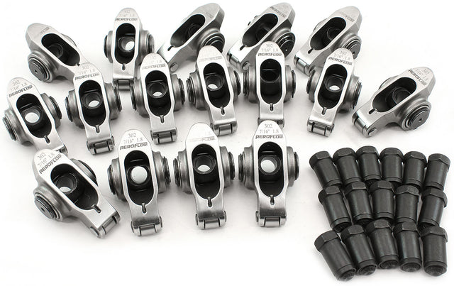 Aeroflow Small Block Ford Windsor 289-351 Stainless Steel Roller Rocker Set - AF95-1224 AF95-1224