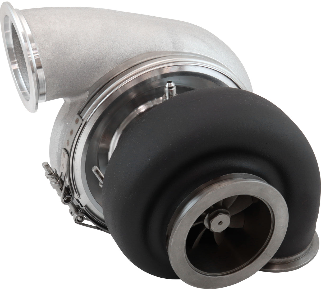 Aeroflow BOOSTED 7682 V-BAND 1.28 Turbocharger 1500HP, Natural Cast Finish - AF8005-4099