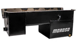 Moroso Fabricated Street/Strip 7Qt (6.6L) Rear Sump Oil Pan, 9" Deep - MO20520 MO20520