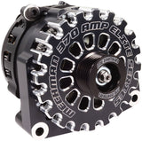 Mechman Billet Elite Series 370 Amp Alternator, Black Finish - MMB8206370B MMB8206370B