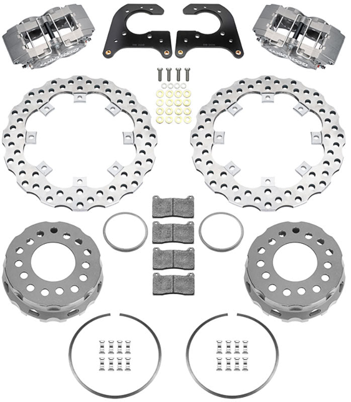 Wilwood XRD SA Scalloped Lug Drive Dynamic Rear Drag Brake Kit - WB140-17873-D
