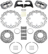 Wilwood XRD SA Scalloped Lug Drive Dynamic Rear Drag Brake Kit - WB140-17873-D