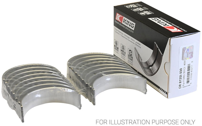King SI Series Conrod Bearing Set, .020" Suit Ford 302-351 Cleveland (KBCR813SI 020) KBCR813SI 020