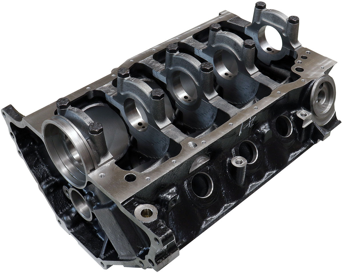 Aeroflow Cast Iron Ford 302W Late Engine Block, 4.000" Bore - AF96-1012