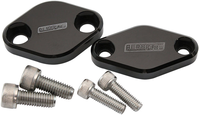 Aeroflow Subaru Air Pump Delete Plates - AF64-2254BLK AF64-2254BLK