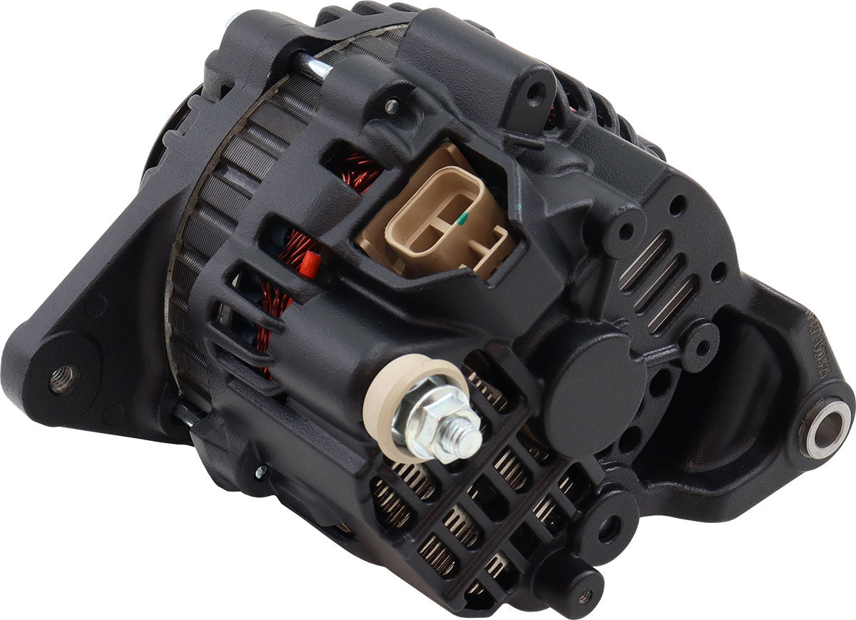 Aeroflow 130 AMP High Output Direct Fit Alternator - Black Finish Suit Nissan RB20, RB25, RB26 and RB3AF4272-1500
