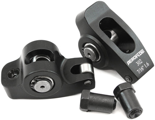 Aeroflow Small Block Ford Windsor 289-351 Aluminium Roller Rocker Set 7/16" Stud Mount, 1.6 Ratio, Set of 2 (AF95-1122-2) AF95-1122-2