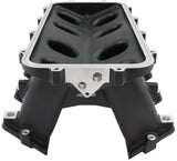 Aeroflow Hi Rise EFI GM LS Cathedral Port Intake Manifold Base, Black Finish - AF6279-5003