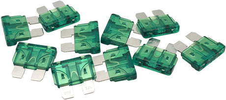 Aeroflow 30 AMP Standard Blade Fuses – 10 Pack - AF49-4011 AF49-4011