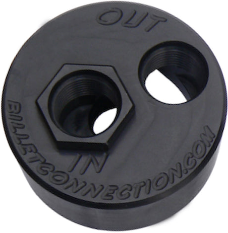 Clearview Clear View Filtration -10AN Billet Oil Block Adapter Kit, Clear Anodised - CV232-B CV232-B