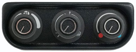 Vintage Air Under-Dash Control Panel, Black - VA492050 VA492050