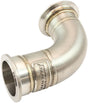 Aeroflow GM LS Twin Turbo Long Turn Up Adapter Stainless Steel Manifold - AF8400-2012 AF8400-2012