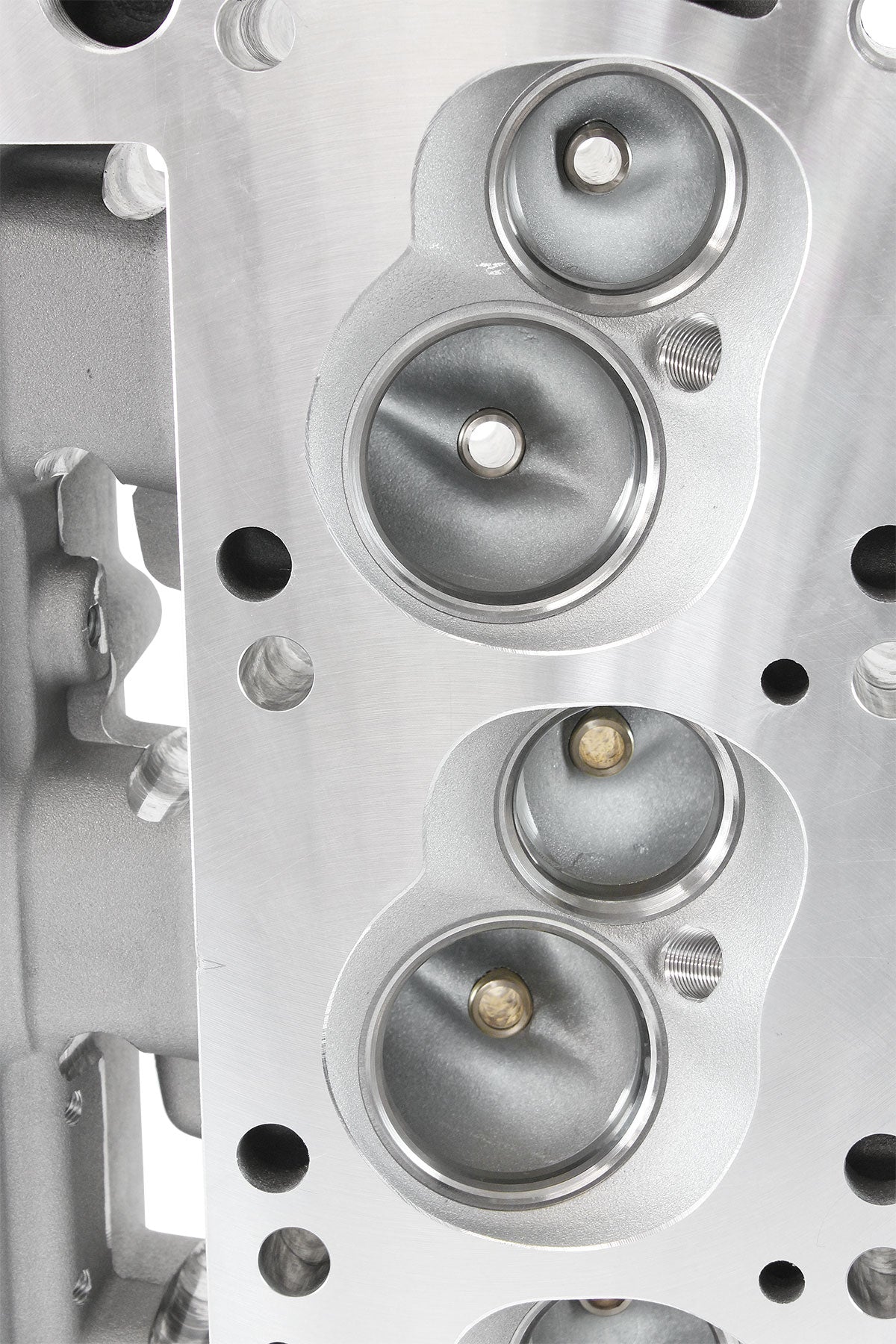 Aeroflow Bare 2V 205cc Aluminium Cylinder Heads with 64cc Chamber (Pair) Suit Ford 302-351 Cleveland (AF95-0351-64)
