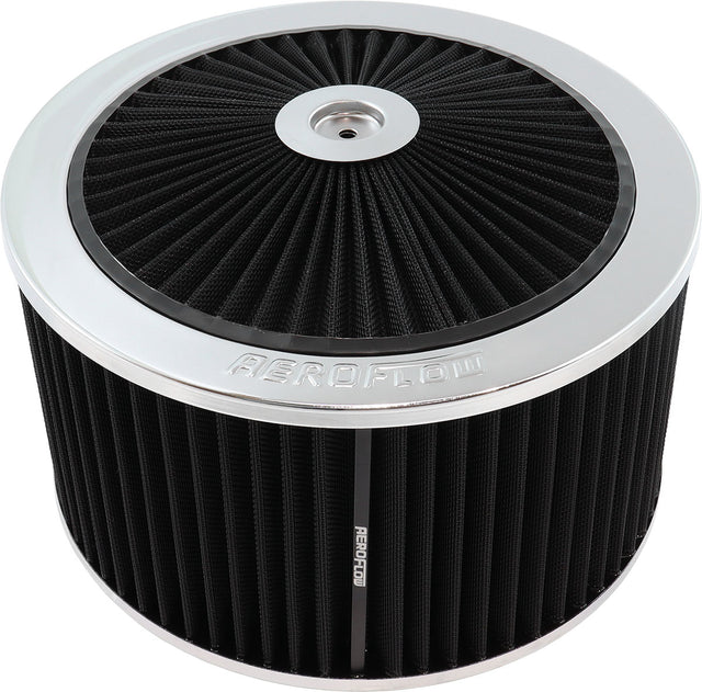 Aeroflow Chrome Full Flow Air Filter Assembly - AF2851-3135 AF2851-3135