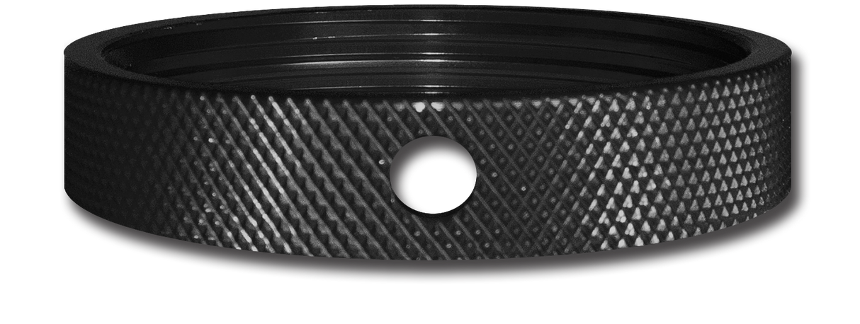 AFCO Black Jam Nut For Small Body Threaded Dual Stage Spring Setup - 20100B 20100B