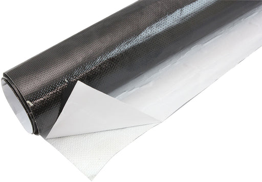 Aeroflow Heat Barrier - 24" x 36" Sheet - Black Finish Adhesive backed aluminised surface reflects up to 2000°F radiant heat (AF91-4003BLK) AF91-4003BLK
