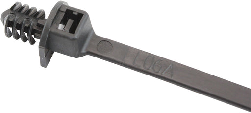 Aeroflow One Piece Fixed Fir Tree Cable Ties 4.8mm Wide x 210mm Long - 25 Pack Nylon 66 Material, Black Colour (AF98-4821-25) AF98-4821-25