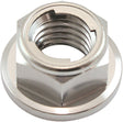 Aeroflow M10 x 1.50mm Titanium 6 Point Hex Locking Nut Natural Finish, Sold Single (AF3604-0010) AF3604-0010