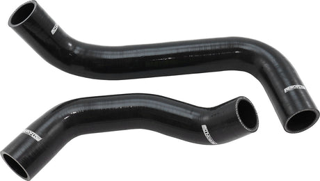 Aeroflow Ford Falcon BA, BF, FG (6 Cylinder Turbo Barra) Gloss Black Silicone Radiator Hose Kit - AF9280-0020 AF9280-0020