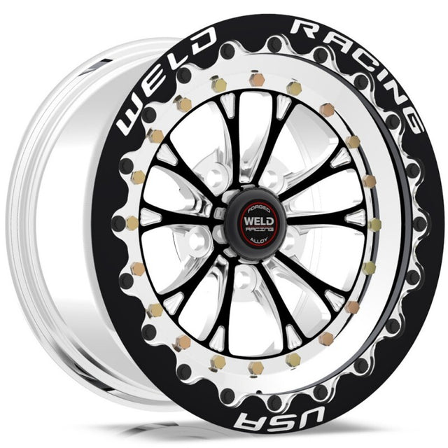 WELD Vitese RT 15 x 10" Wheel, Black Center, Single Beadlock for M/T - WE794B510206F WE794B510206F