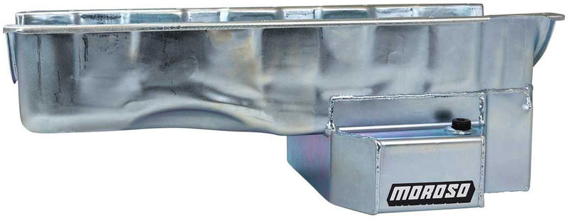 Moroso Steel Oil Pan, 8" Deep, 6.1 Litre Rear Sump Suit BB Chev 454-502, Gen 5 / Gen 6 (MO20421) MO20421
