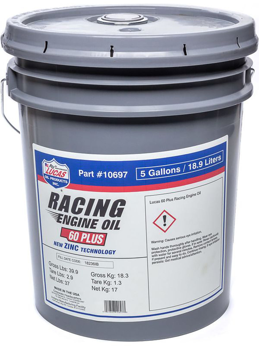 Lucas Racing Engine Oil, SAE 60 Plus - LUC10697 LUC10697