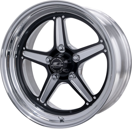 Billet Specialties Street Lite Wheel 15" x 8", Black - BSBRS23580L6145 BSBRS23580L6145