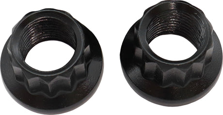 Aeroflow 12-Point Nuts, Chrome Moly Black Oxide, 2-Pack - AF34-07-0010-2 AF34-07-0010-2