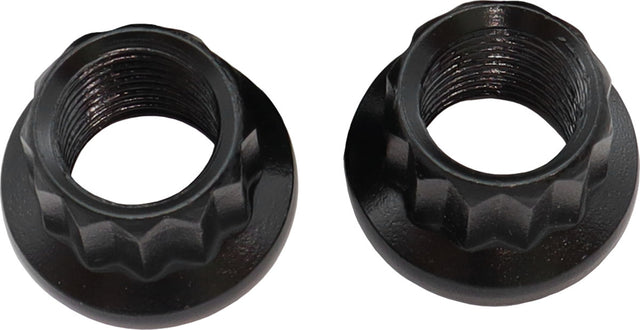 Aeroflow 12-Point Nuts, Chrome Moly Black Oxide, 2-Pack - AF34-07-0010-2 AF34-07-0010-2