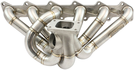 Aeroflow Boosted Ford Barra T3 Turbo Stainless Steel Manifold Suits High Mount GT30-GT35 Turbo, with 50mm External Wastegate Flange (AF8447-3000) AF8447-3000