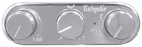 Vintage Air Horizontal Polished Face and Knobs - VA491210-RUA VA491210-RUA