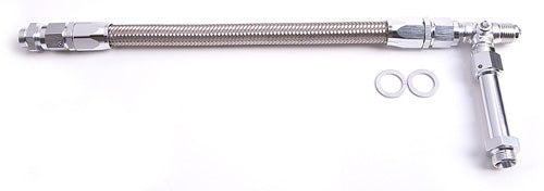 Aeroflow Carburettor Inlet Rail Kit -6AN Silver Finish. Suits Barry Grant/Demon Dual Fuel Line (AF161-06S) AF161-06S
