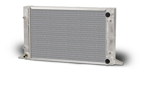 AFCO Lightweight Single Row Scirocco Radiator-RH Double Pass w/ no filler 1.50" in / 1.75" Outlet - 80107LWN 80107LWN