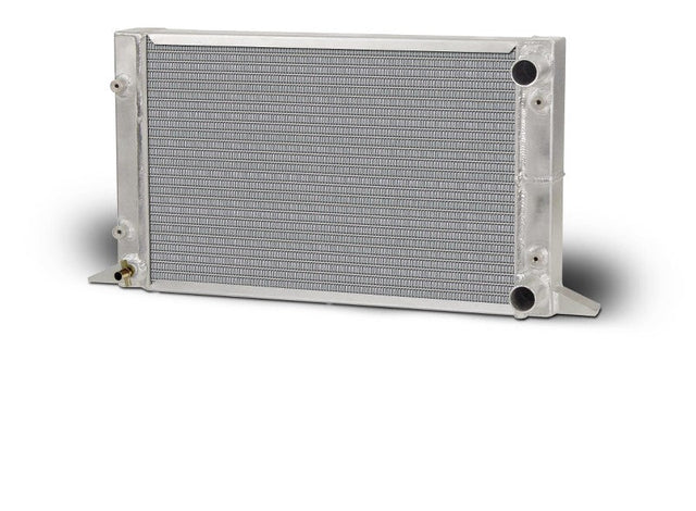 AFCO Lightweight Single Row Scirocco Radiator-RH Double Pass w/ no filler 1.50" in / 1.75" Outlet - 80107LWN 80107LWN