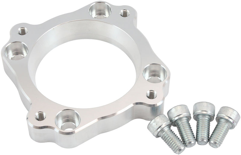 Aeroflow Nissan SR20 Bosch 68mmDBW Adapter, Raw Finish suits 68mm Bosch Throttle Body (AF64-2142) AF64-2142
