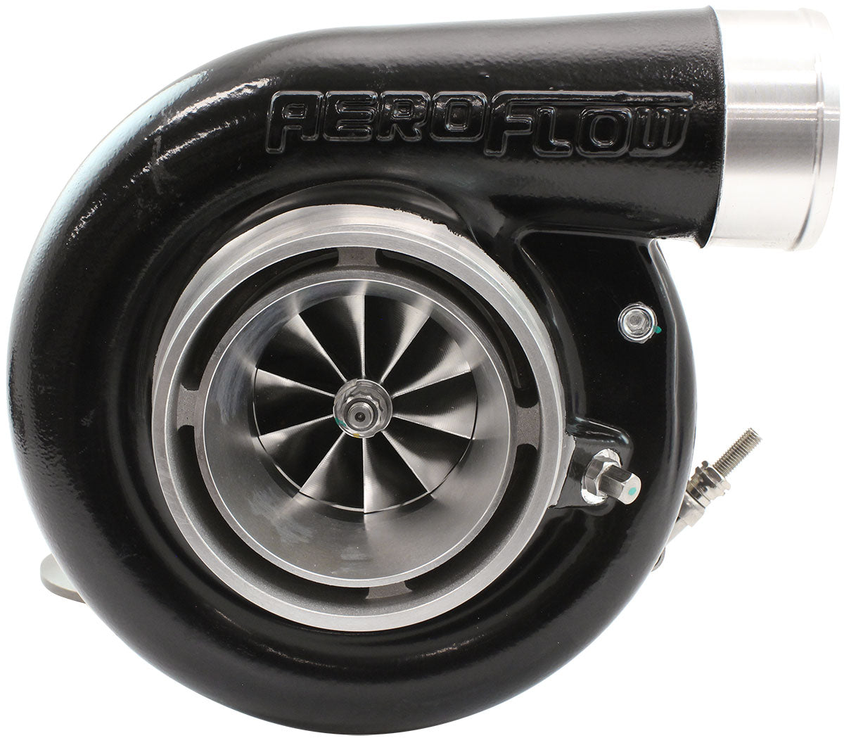 Aeroflow BOOSTED 6270 V-Band 0.85 Turbocharger 900HP, Black Finish - AF8005-4059BLK AF8005-4059BLK