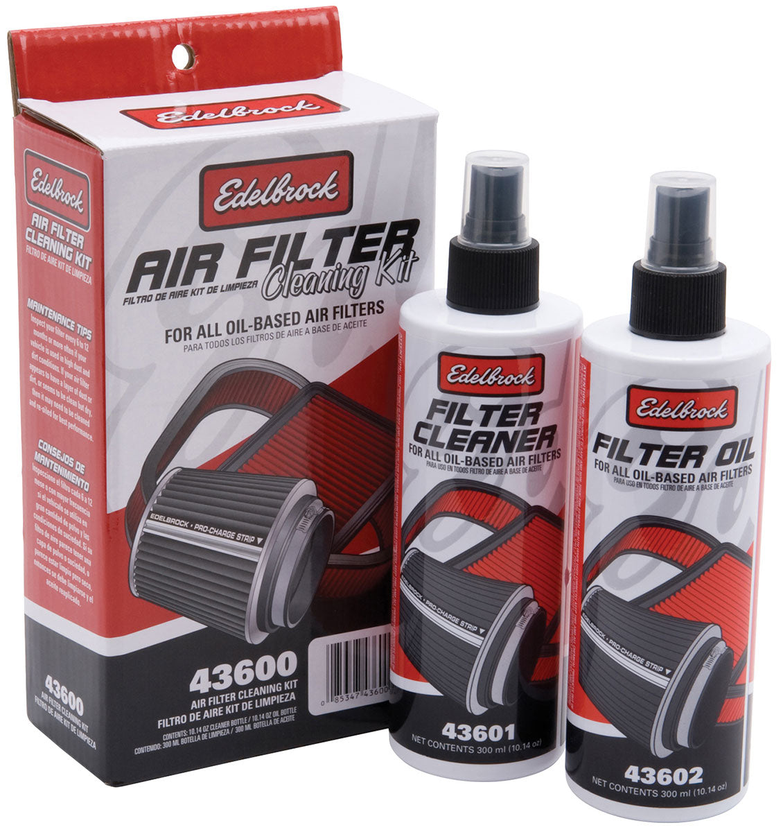 Edelbrock Pro-Charge Air Filter Cleaning Kit - ED43600 ED43600