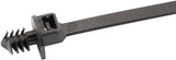 Aeroflow One Piece Fixed Fir Tree Cable Ties 4.8mm Wide x 210mm Long - 100 Pack Nylon 66 Material, Black Colour (AF98-4821-100)