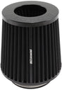 Aeroflow Universal 4",3.5" & 3" Clamp-On Steel Top Inverted Tapered Pod Filter with Black End - AF2711-1001 AF2711-1001