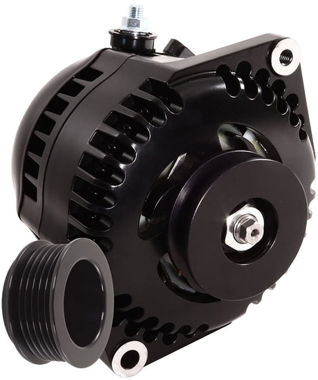 Mechman S Series 170 Amp Racing Alternator, Black Finish - MM7127170B MM7127170B